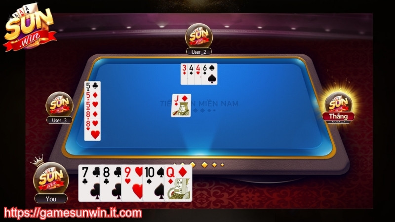 Luật chơi tiến lên miền Nam Sunwin cơ bản