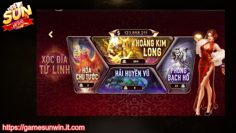 Xóc đĩa Tứ Linh là trò chơi casino mới lạ và hấp dẫn